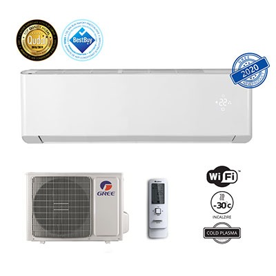 Aparat aer conditionat marca GREE AMBER, 12000 BTU, GWH12YD/S6DBA1A